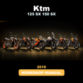 2016 KTM 125 SX 150 SX Workshop Repair Service Manual