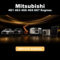 MITSUBISHI 4G1 4G3 4G6 4G9 6G7 Engines Repair Service Manual