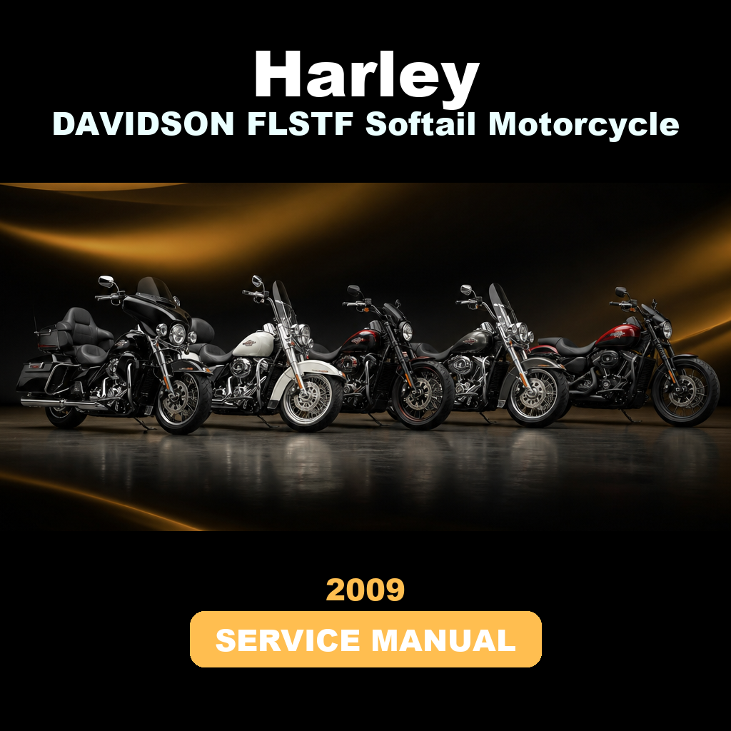 2009 HARLEY DAVIDSON FLSTF Softail Motorcycle Factory Service & Work Shop Manual