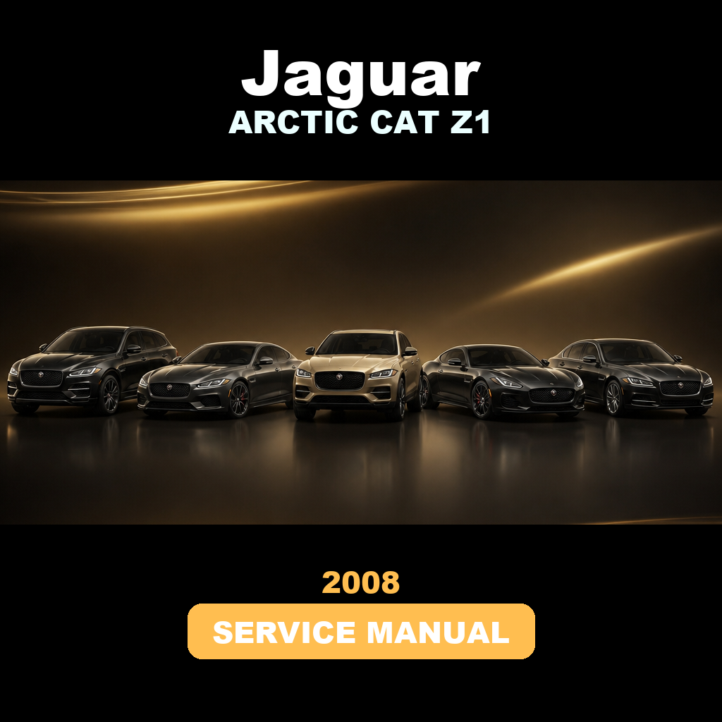 2008 ARCTIC CAT JAGUAR Z1 Factory Service & Work Shop Manual