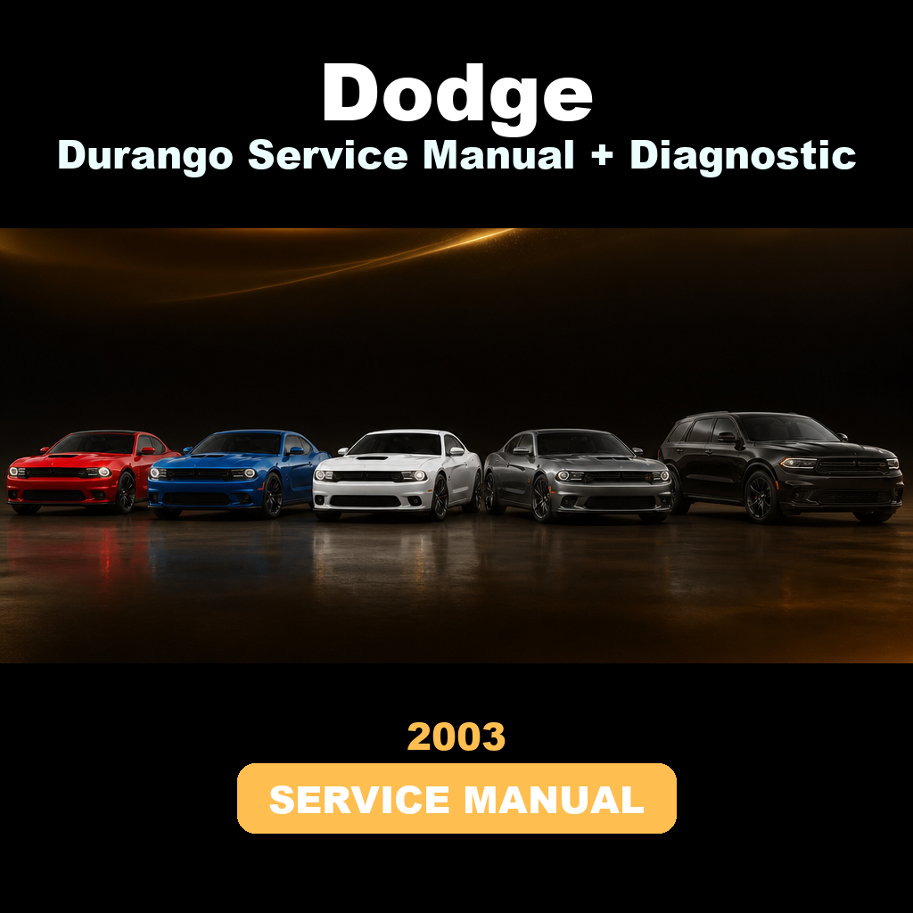 2003 DODGE Durango Service Manual + Diagnostic Manuals