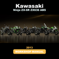 KAWASAKI Ninja ZX-6R ZX636 ABS 2013 Workshop Service Manual
