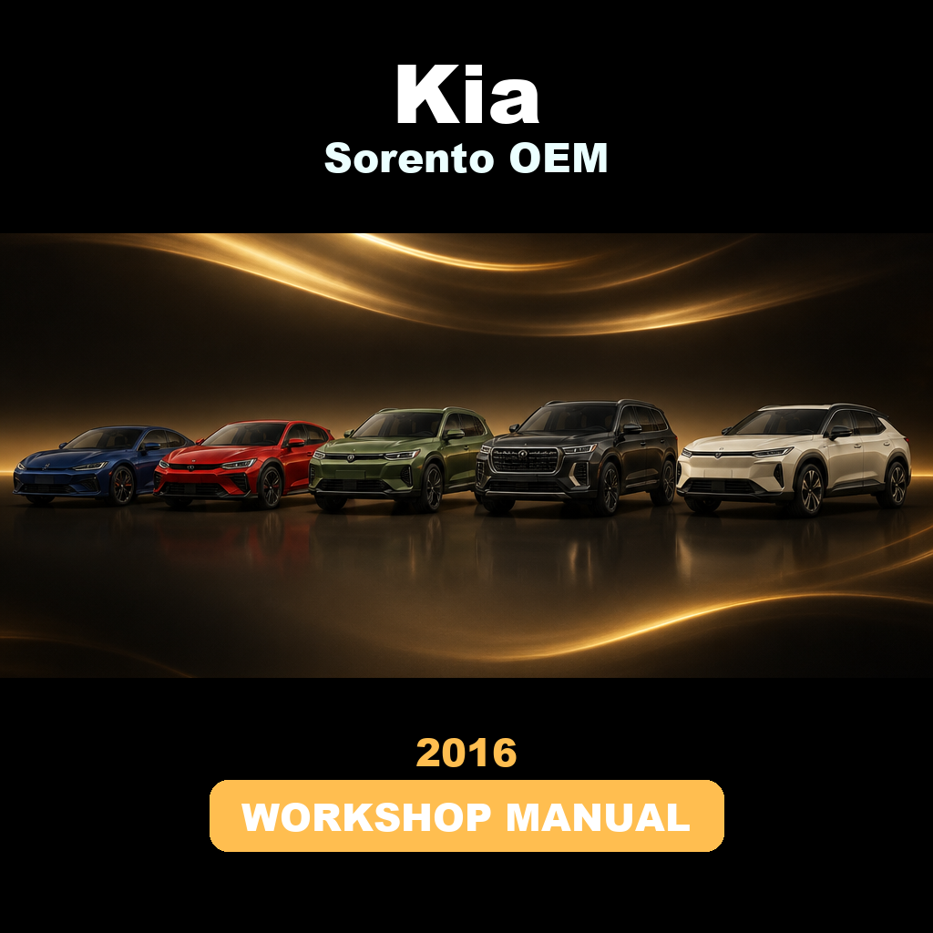 KIA Sorento 2016 OEM Factory Service Repair Workshop Manual