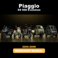 PIAGGIO X9 500 Evolution 2005-2008 Workshop Service Manual