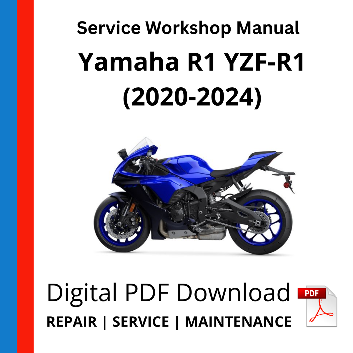 Yamaha R1 YZF-R1 (2020-2024) Service Workshop Manual
