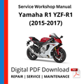 Yamaha R1 YZF-R1 (2015-2017) Service Workshop Manual