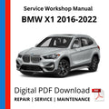 BMW X1 F48 2016-2022 Service Workshop Manual