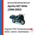Aprilia RST Mille (2000-2003) Service Workshop Manual