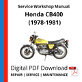 Honda CB400 (1978-1981) Service Workshop Manual