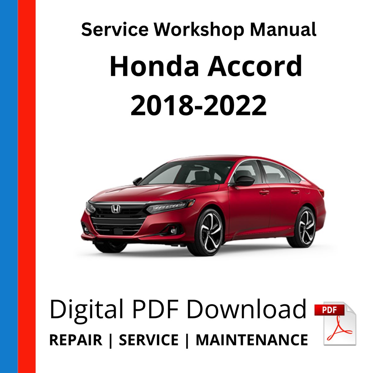 Honda Accord 2018-2022 Service Workshop Manual