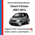 Smart Fortwo 2007-2014 Service Workshop Manual