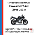 Kawasaki ER-6N (2006-2008) Service Workshop Manual