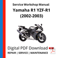 Yamaha R1 YZF-R1 (2002-2003) Service Workshop Manual