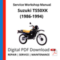 Suzuki TS50XK (1986-1994) Service Workshop Manual