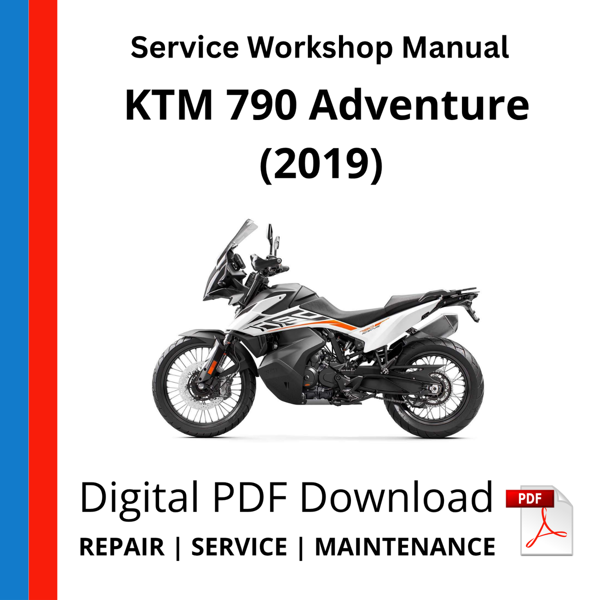 KTM 790 Adventure (2019) Service Workshop Manual