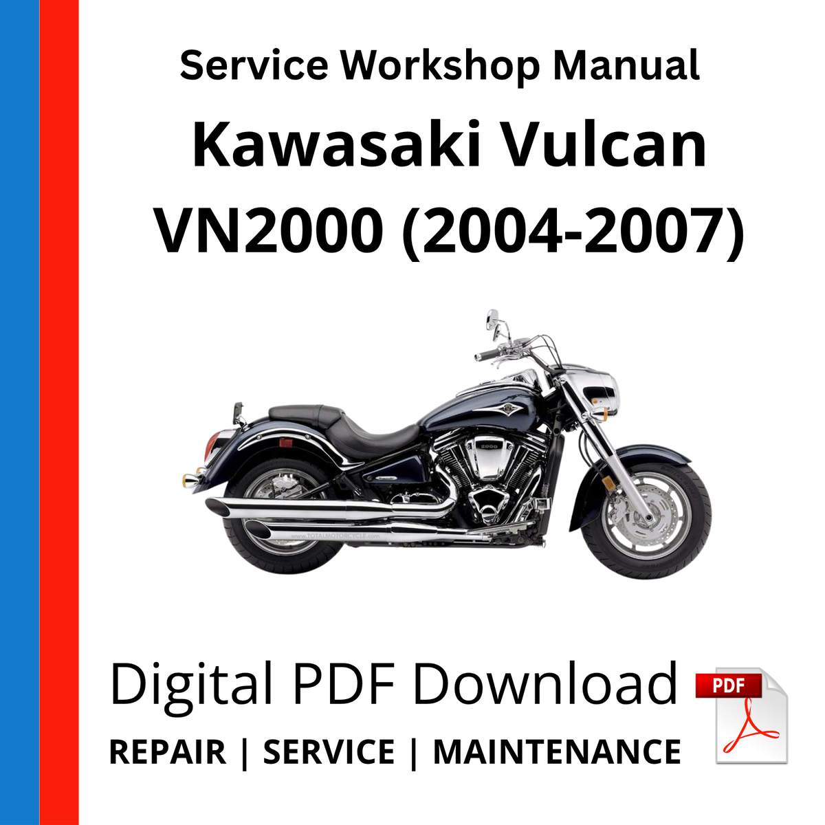 Kawasaki Vulcan VN2000 (2004-2007) Service Workshop Manual