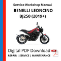 BENELLI LEONCINO BJ250 (2019+) Service Workshop Manual