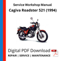 Cagiva Roadster 521 (1994) Service Workshop Manual