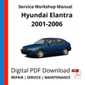Hyundai Elantra 2001-2006 Service Workshop Manual