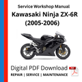 Kawasaki Ninja ZX-6R (2005-2006) Service Workshop Manual