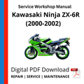 Kawasaki Ninja ZX-6R (2000-2002) Service Workshop Manual