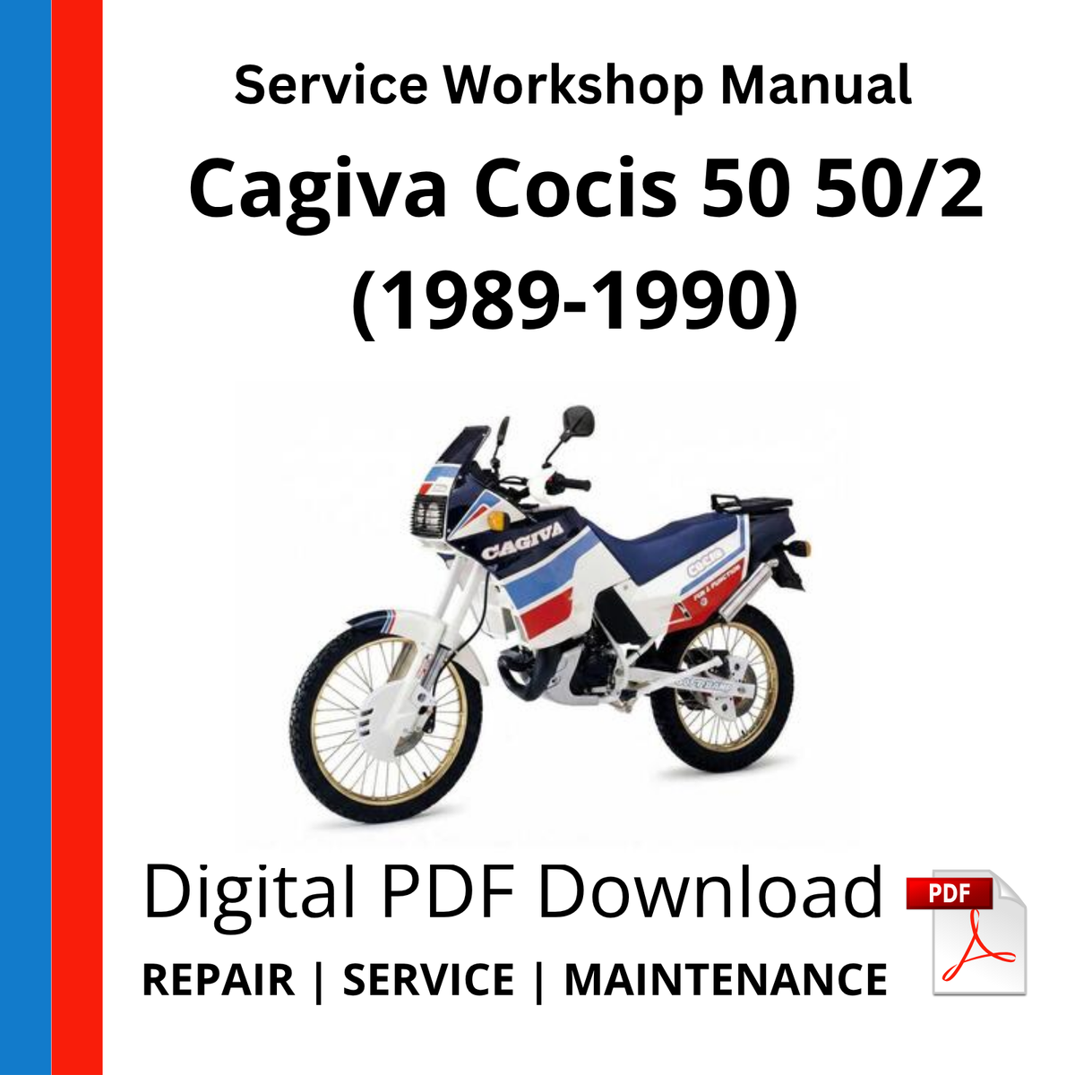 Cagiva Cocis 50 50/2 (1989-1990) Service Workshop Manual
