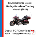 Harley-Davidson Touring Models (2014) Service Workshop Manual