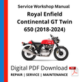 Royal Enfield Continental GT Twin 650 (2018-2024) Service Workshop Manual
