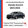 Honda Accord 2023-2024 Service Workshop Manual