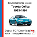 Toyota Celica 1993-1994 Service Workshop Manual
