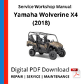 Yamaha Wolverine X4 (2018) Service Workshop Manual