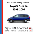 Toyota Sienna 1998-2003 Service Workshop Manual