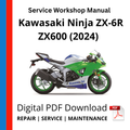 Kawasaki Ninja ZX-6R ZX600 (2024) Service Workshop Manual