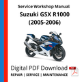 Suzuki GSX R1000 (2005-2006) Service Workshop Manual