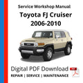 Toyota FJ Cruiser 2006-2010 Service Workshop Manual