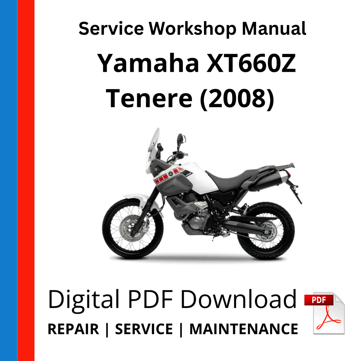 Yamaha XT660Z Tenere (2008) Service Workshop Manual