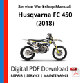 Husqvarna FC 450 (2018) Service Workshop Manual