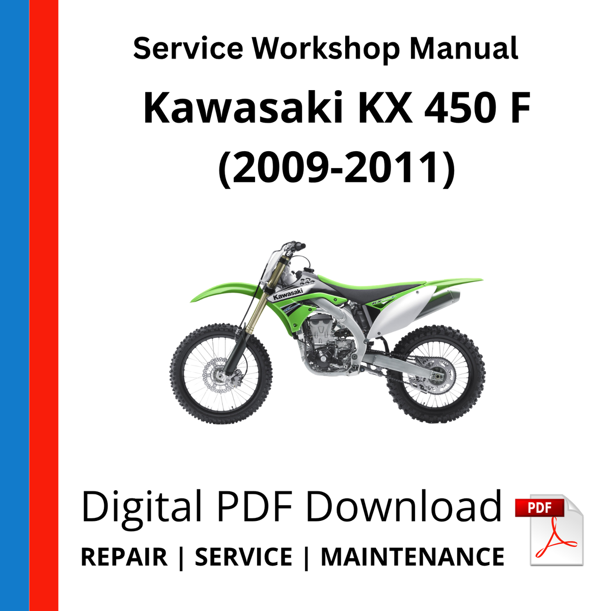 Kawasaki KX 450 F (2009-2011) Service Workshop Manual