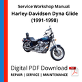 Harley-Davidson Dyna Glide (1991-1998) Service Workshop Manual