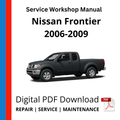 Nissan Frontier 2006-2009 Service Workshop Manual