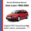 Seat Leon 1998-2006 Service Workshop Manual
