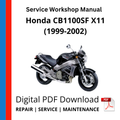 Honda CB1100SF X11 (1999-2002) Service Workshop Manual