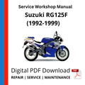 Suzuki RG125F (1992-1999) Service Workshop Manual