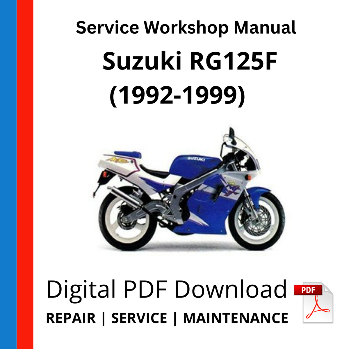 Suzuki RG125F (1992-1999) Service Workshop Manual