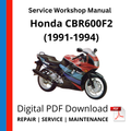 Honda CBR600F2 (1991-1994) Service Workshop Manual