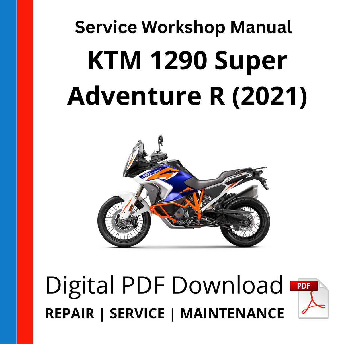 KTM 1290 Super Adventure R (2021) Service Workshop Manual