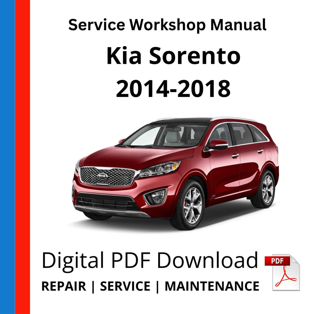 Kia Sorento 2014-2018 Service Workshop Manual