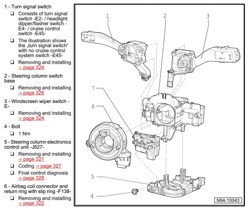 Volkswagen Golf 2004-2007 Service Workshop Manual