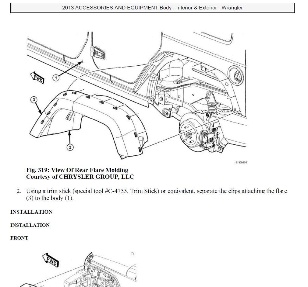 Jeep Wrangler JK 2010-2016 Service Workshop Manual