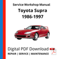 Toyota Supra 1986-1997 Service Workshop Manual
